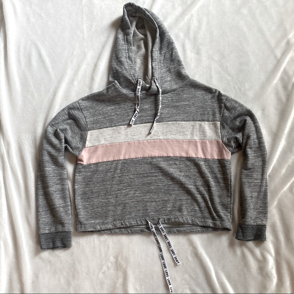 Cropped Love Hoodie